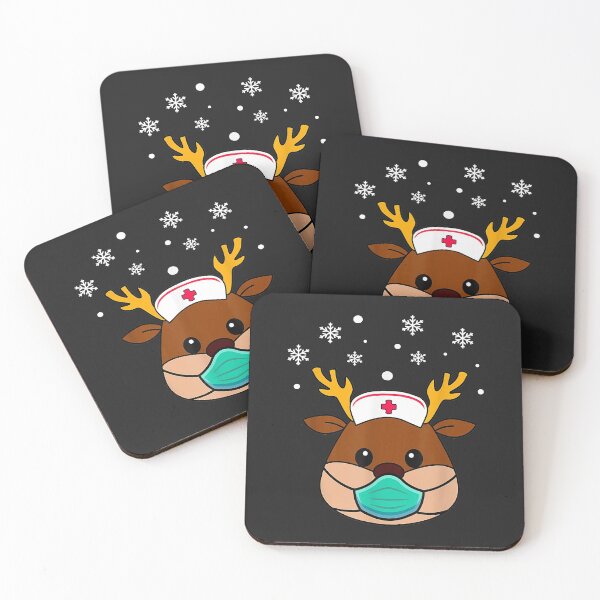 Item preview, Christmas Nurse Reindeer Nurse Scrubs For Women Men T-Shirt. designed and sold by Melanshopusa.