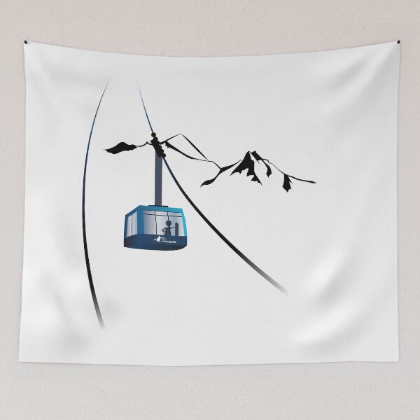Item preview, Undersberg Bavaria Cable car mountain leewarddesign designed and sold by leewarddesign.
