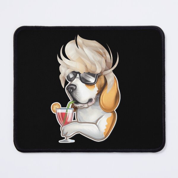 Item preview, Dogs in wigs - funny dog designed and sold by RAKANSHIRTS.