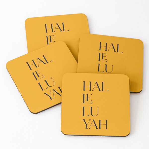 Item preview, HAL*LE*LU*YAH!!! (black text) designed and sold by HoliMerch.