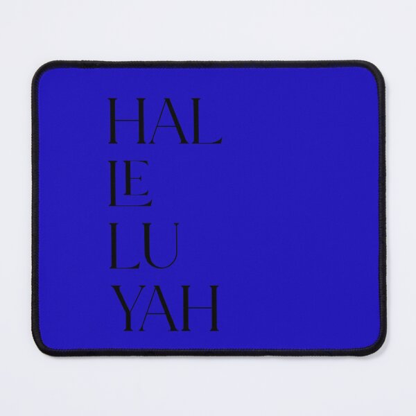 Item preview, HAL*LE*LU*YAH!!! (black text) designed and sold by HoliMerch.