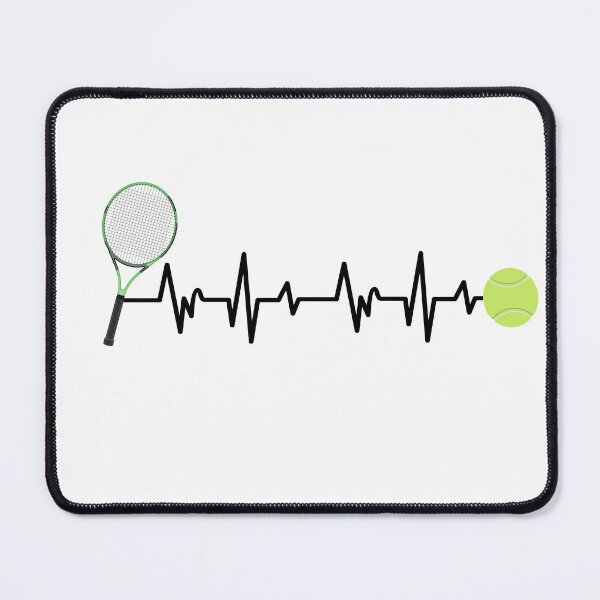 Item preview, Tennis heartbeat designed and sold by creativiteemom.