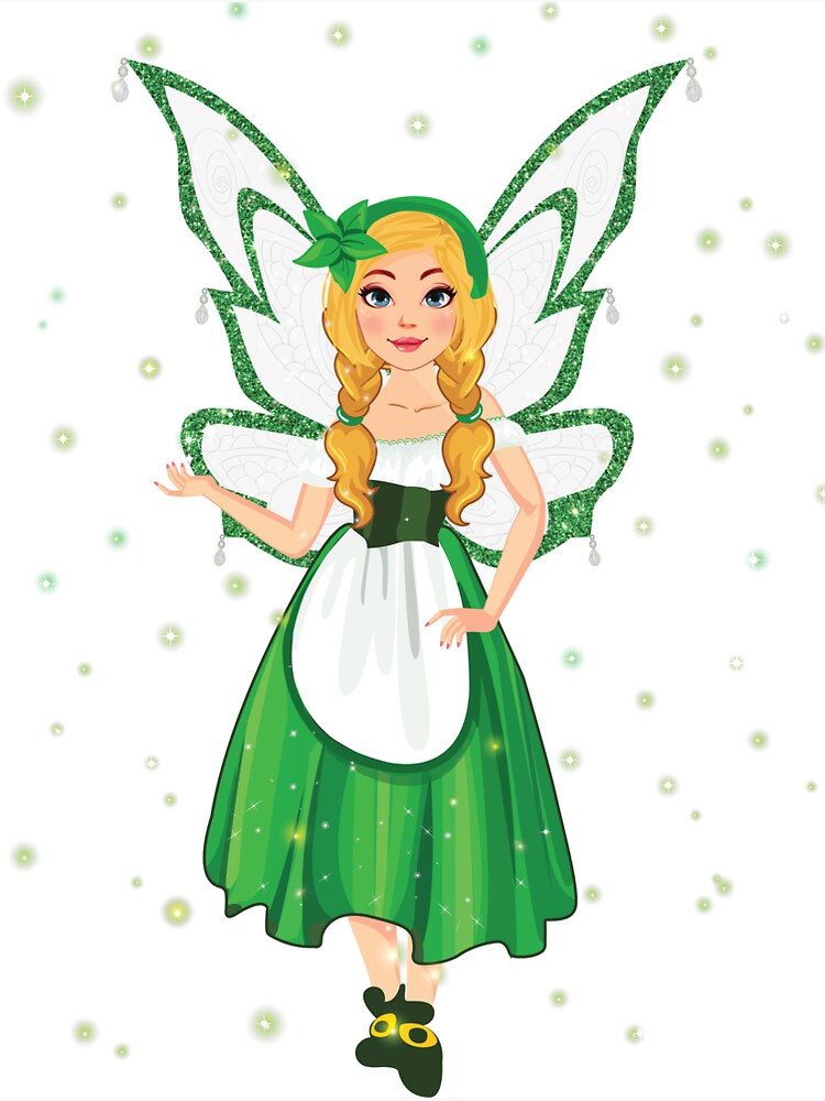 Thumbnail 3 of 3, Magnet, Stacia the St. Patrick's Day Fairy™ designed and sold by TeelieTurner.