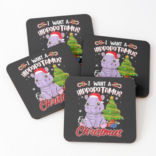 Item preview, I Want A Hippopotamus For Christmas Funny Hippo Pajamas Xmas T-Shirt. designed and sold by Melanshopusa.