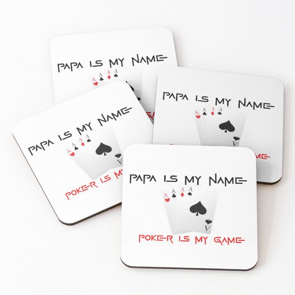 Item preview, papa is my name poker is my game father gift  designed and sold by fatimaezzahra27.