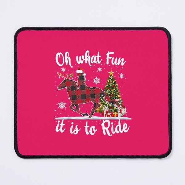 Item preview, Oh What Fun It Is To Ride Cowgirl With Horses Christmas T-Shirt. designed and sold by Melanshopusa.