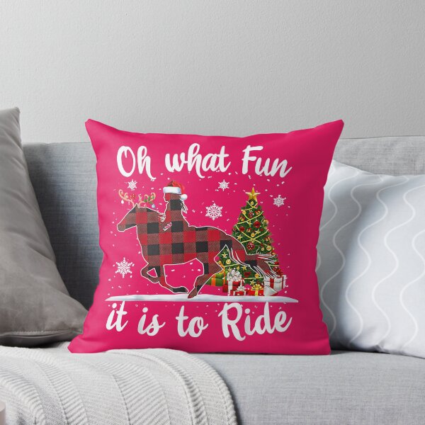 Item preview, Oh What Fun It Is To Ride Cowgirl With Horses Christmas T-Shirt. designed and sold by Melanshopusa.