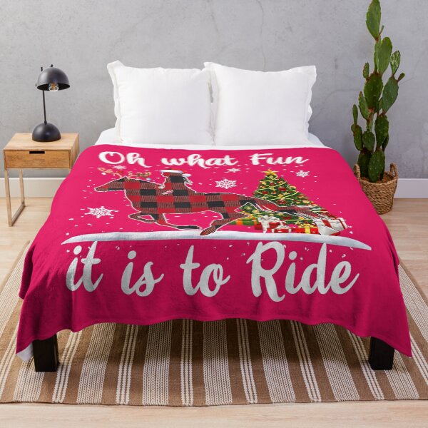 Item preview, Oh What Fun It Is To Ride Cowgirl With Horses Christmas T-Shirt. designed and sold by Melanshopusa.