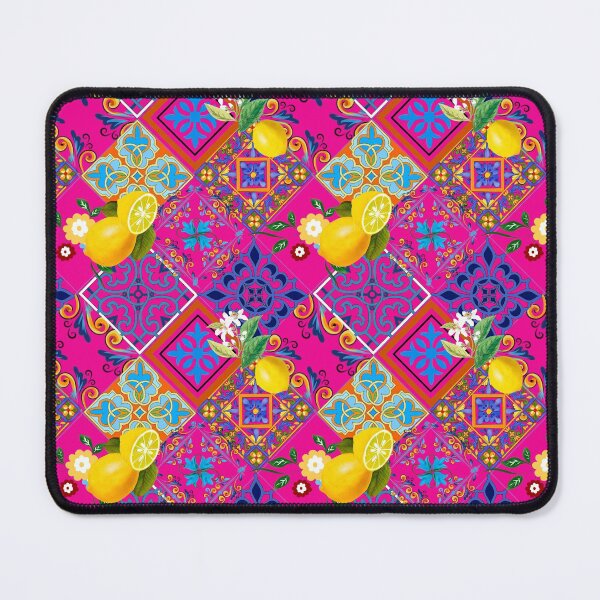 Item preview, Tiles,mosaic,azulejo,quilt,Portuguese,majolica,lemons,citrus. designed and sold by MariaMarinova.