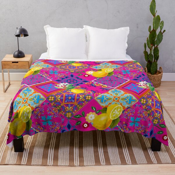 Item preview, Tiles,mosaic,azulejo,quilt,Portuguese,majolica,lemons,citrus. designed and sold by MariaMarinova.