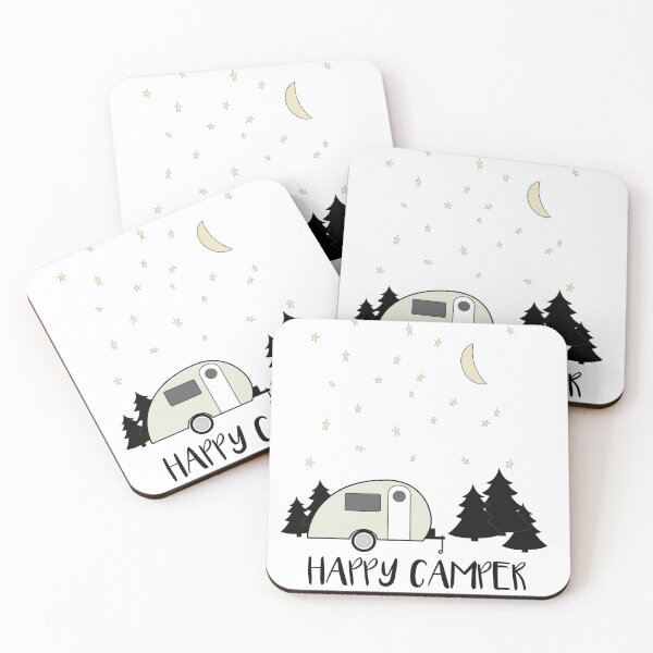 Item preview, Teardrop Camper Under The Stars - Happy Camper designed and sold by neilcooperphoto.