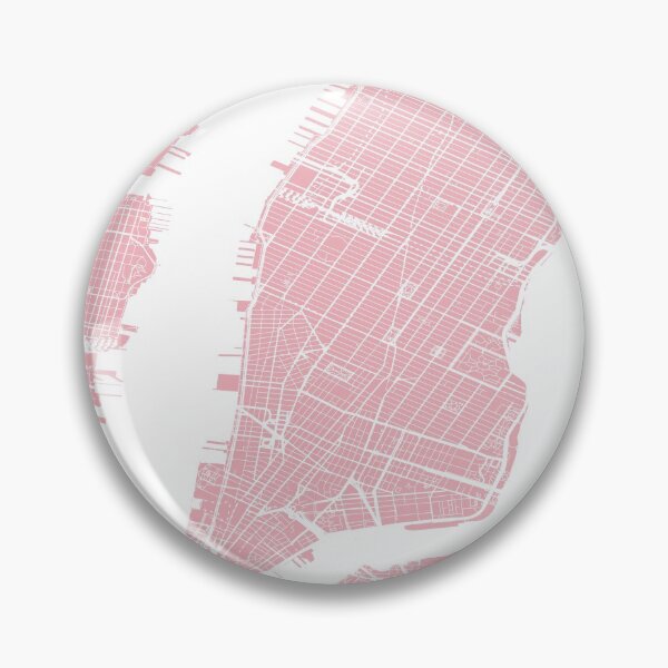 Item preview, New York City Map - Pink designed and sold by helloadventure.
