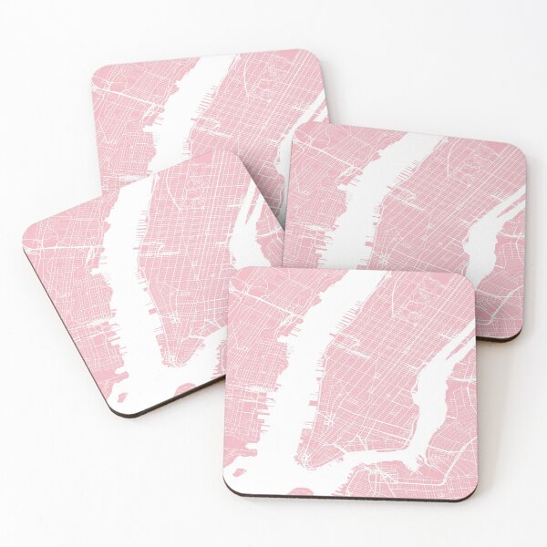 Item preview, New York City Map - Pink designed and sold by helloadventure.