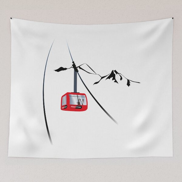 Item preview, Whistler Blackcomb cable car mountain leewarddesign designed and sold by leewarddesign.