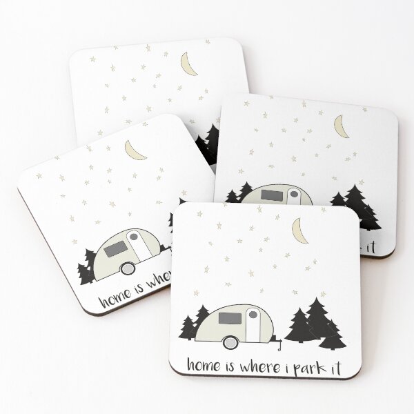 Item preview, Teardrop Camper Under The Stars - Home Is Where I Park It designed and sold by neilcooperphoto.