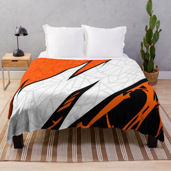 Item preview, orange crackle wallpaper designed and sold by Sympetrum.
