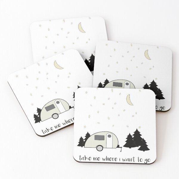 Item preview, Teardrop Camper Under The Stars - Take Me Where I Want To Go designed and sold by neilcooperphoto.