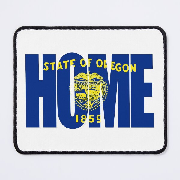 Item preview, Oregon Home - State Flag designed and sold by DonDota.