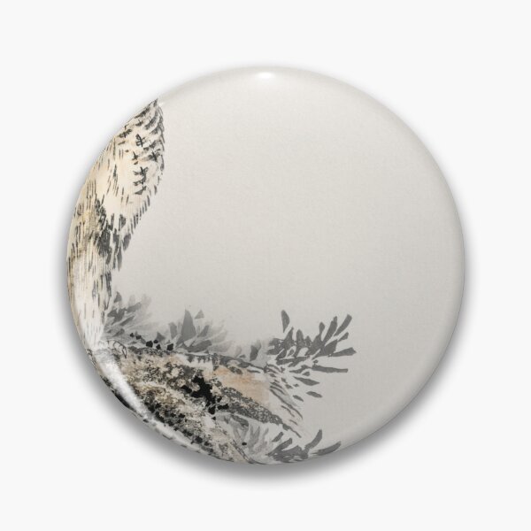Item preview, japanese scops owl and fir illustration 42664102824 designed and sold by Bird-Lore.