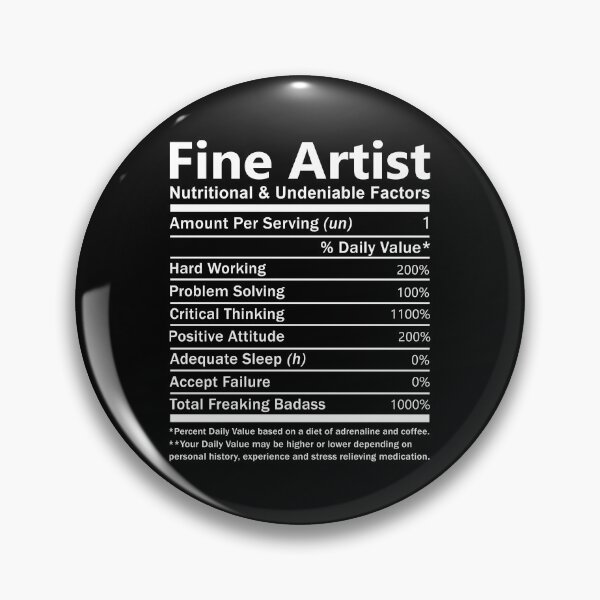 Item preview, Fine Artist T Shirt - Nutritional and Undeniable Factors Gift Item Tee designed and sold by oslandefren.