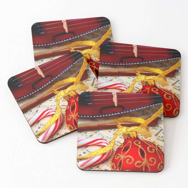 Item preview, Red Christmas Ornament And Pocket Violin designed and sold by Garry Gay.