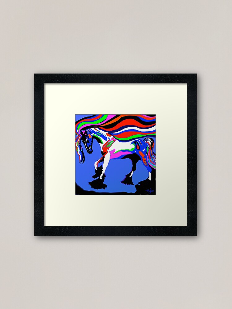 Horse Rainbow Pony Abstract Framed Art Print By Overthetopsm Redbubble 30 likes · 2 talking about this. horse rainbow pony abstract framed art print by overthetopsm redbubble