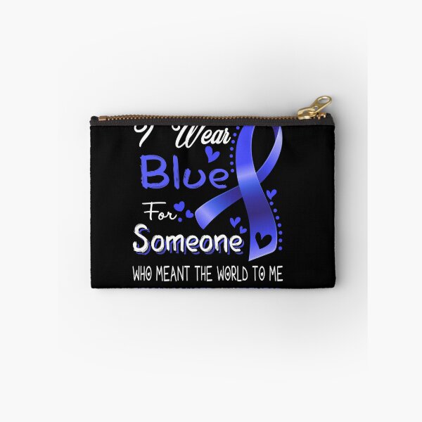 Item preview, I Wear Blue For Someone COLON CANCER Awareness designed and sold by Adropine.