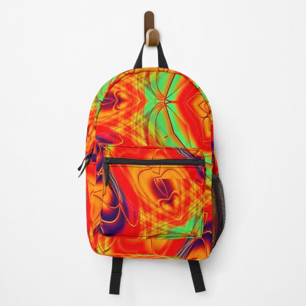 Item preview, Abstract Orange & Green Glowing Fractal Flower designed and sold by SXW Designs.