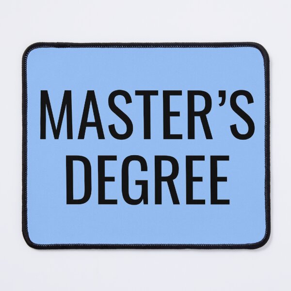 Item preview, University Master's Degree Block Text Style designed and sold by SarahJisri.