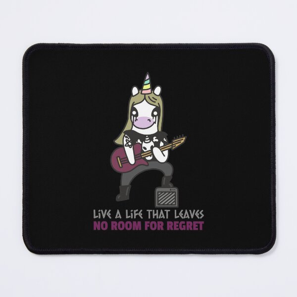 Item preview, Live A Life That Leaves No Room For Regret - Unicorn Rocker designed and sold by TatteredFaith.