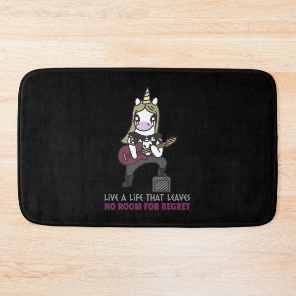 Item preview, Live A Life That Leaves No Room For Regret - Unicorn Rocker designed and sold by TatteredFaith.