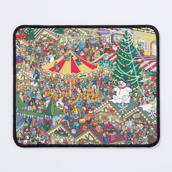 Item preview, Christmas Market Crowd designed and sold by Chuck Whelon.