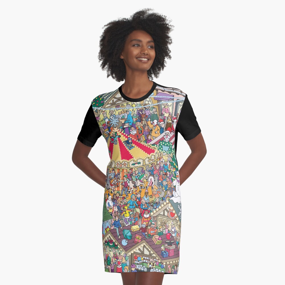 Item preview, Graphic T-Shirt Dress designed and sold by MrChuckles.