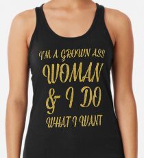 Camiseta con espalda nadadora Soy una mujer madura y hago lo que quiero