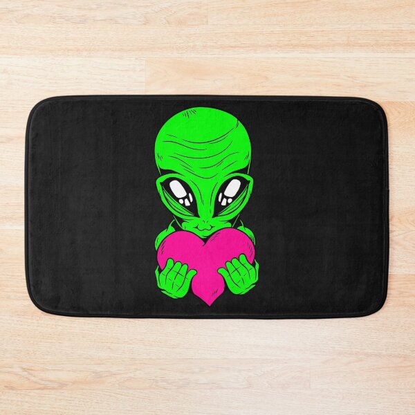 Item preview, happy valentines day alien pink heart designed and sold by Gossip Rag.