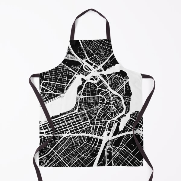 Item preview, Boston, Massachusetts, City Map - Black designed and sold by helloadventure.
