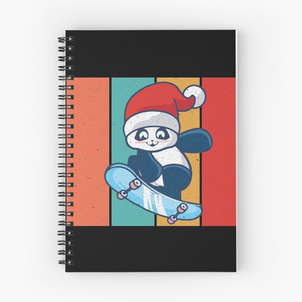 Item preview, Cute Skater Panda Bear Skatebording on Skateboard Christmas Gift designed and sold by Wadia Hamda.