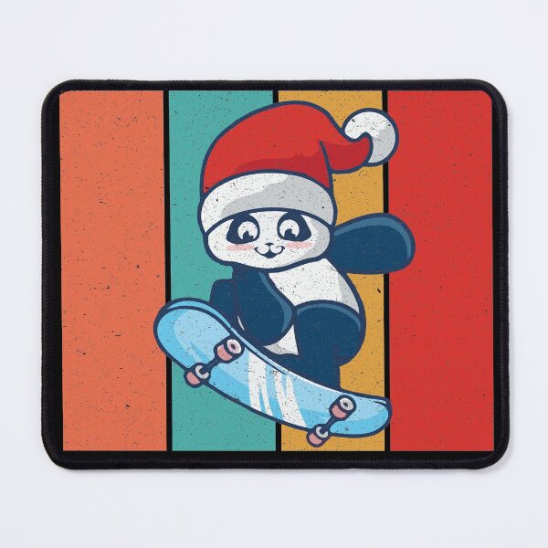 Item preview, Cute Skater Panda Bear Skatebording on Skateboard Christmas Gift designed and sold by Wadia Hamda.