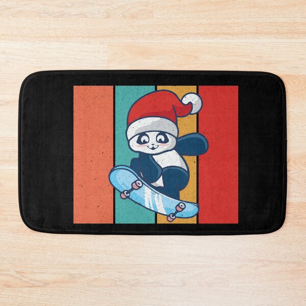 Item preview, Cute Skater Panda Bear Skatebording on Skateboard Christmas Gift designed and sold by Wadia Hamda.