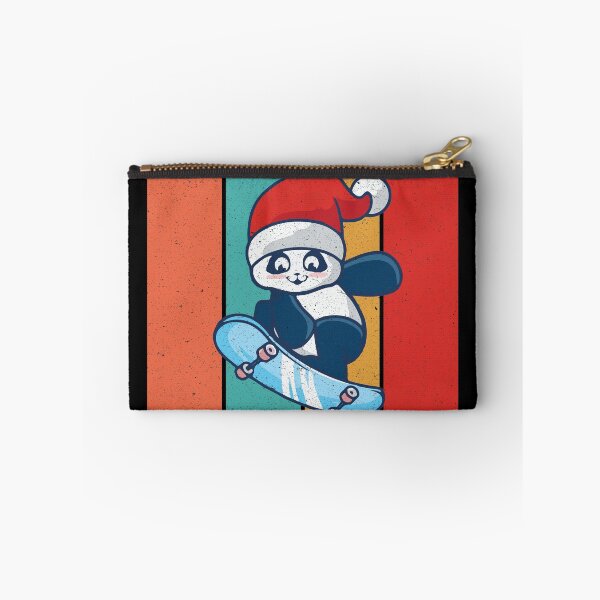 Item preview, Cute Skater Panda Bear Skatebording on Skateboard Christmas Gift designed and sold by Wadia Hamda.