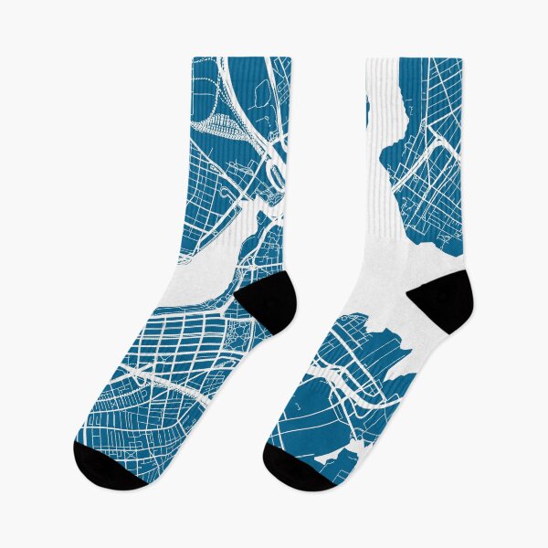 Item preview, Boston, Massachusetts, City Map - Blue designed and sold by helloadventure.