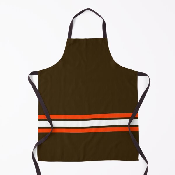 Cleveland Browns Stripe Apron for Sale by corbrand