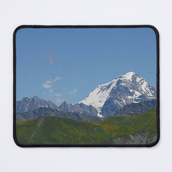 Item preview, Snowy Mountain Peak Alpine Landscape designed and sold by Anna Lemos.