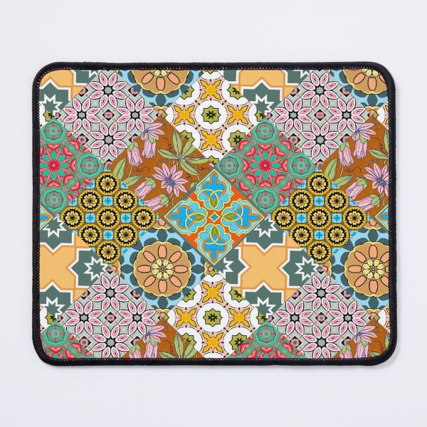 Item preview, Patchwork,mosaic,flowers,azulejo,quilt,Portuguese tiles designed and sold by MariaMarinova.