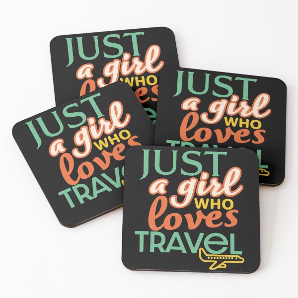 Item preview, Just a Girl Who Loves Travel, Travel shirt, Girls Love Travel, Funny vacation shirt designed and sold by RisingFrequency.
