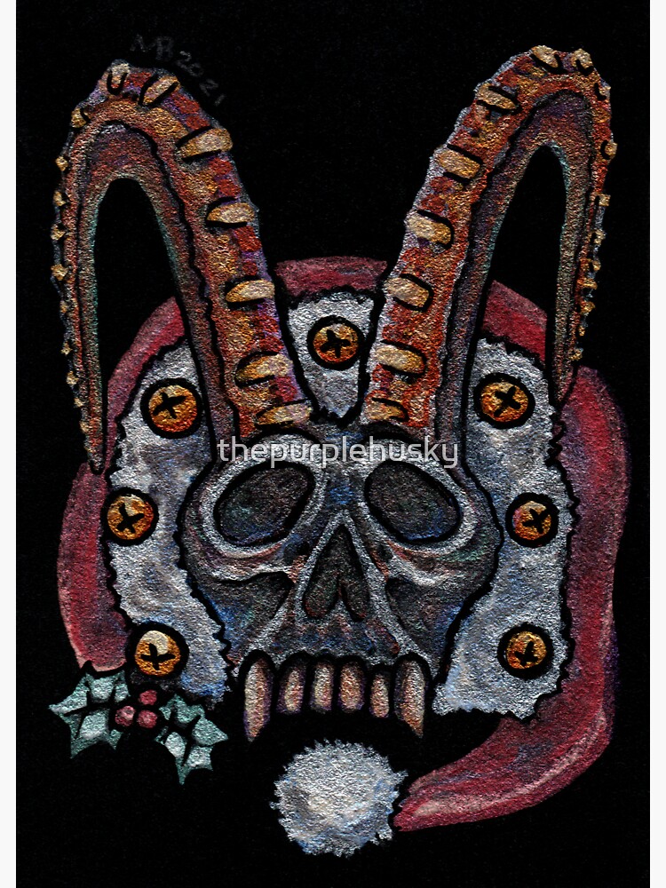 Da Cwissmas Skull! v3.0 by thepurplehusky