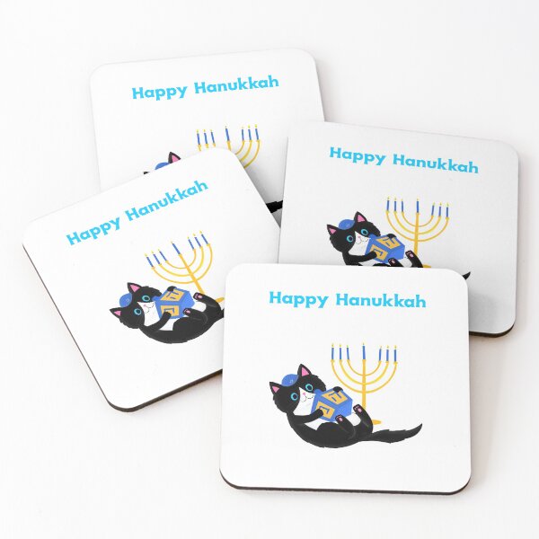 Item preview, Happy Hanukkah - Cat designed and sold by Mechanical-Artt.