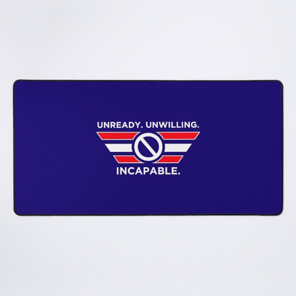 Item preview, Unready, Unwilling, Incapable (American Alpha parody) designed and sold by Smark Out Moment.