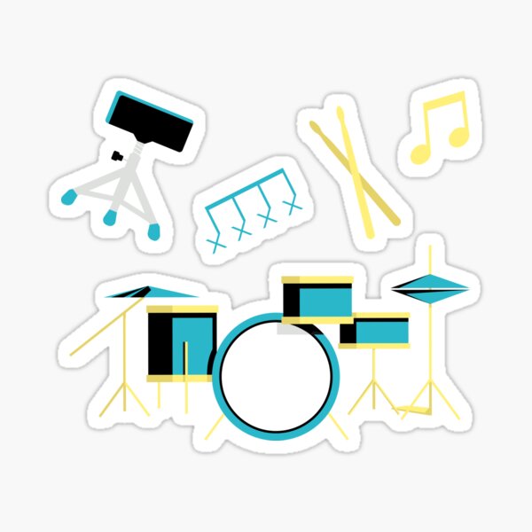 Drum Pattern Sticker