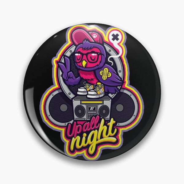 Item preview, DJ bird up all night designed and sold by ILIASSART.